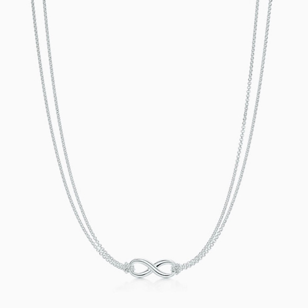 Tiffany & Co. Silver Infinity Necklace